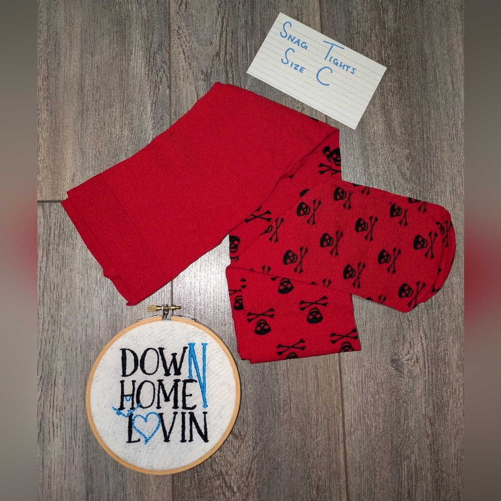 Snag Tights SIZE C - Poison Apple